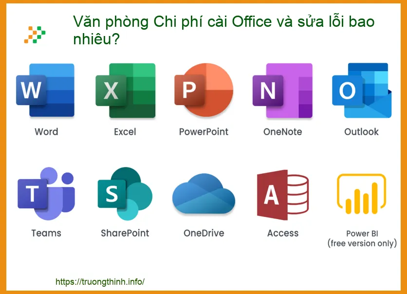Văn phòng Chi phí cài Office và sửa lỗi bao nhiêu? Giải đáp từ chuyên gia