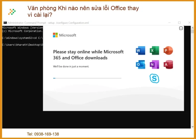 Văn phòng Khi nào nên sửa lỗi Office thay vì cài lại? Hướng dẫn chuyên sâu từ A-Z