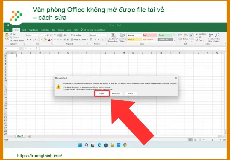 Văn phòng Office không mở được file tải về - Cách sửa nhanh chóng, hiệu quả