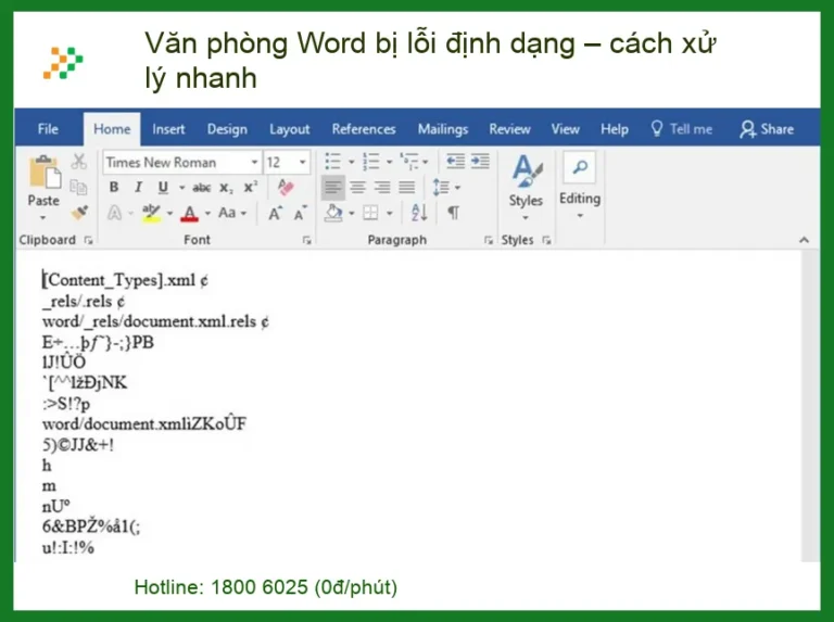 Cách Khắc Phục Lỗi Định Dạng Trong Word Nhanh Chóng và Hiệu Quả Nhất