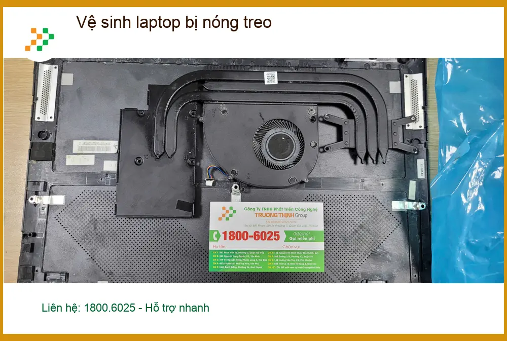Cô Thanh nhân viên văn phòng tìm nơi vệ sinh laptop bị nóng treo ở Quận Bình Tân lấy liền