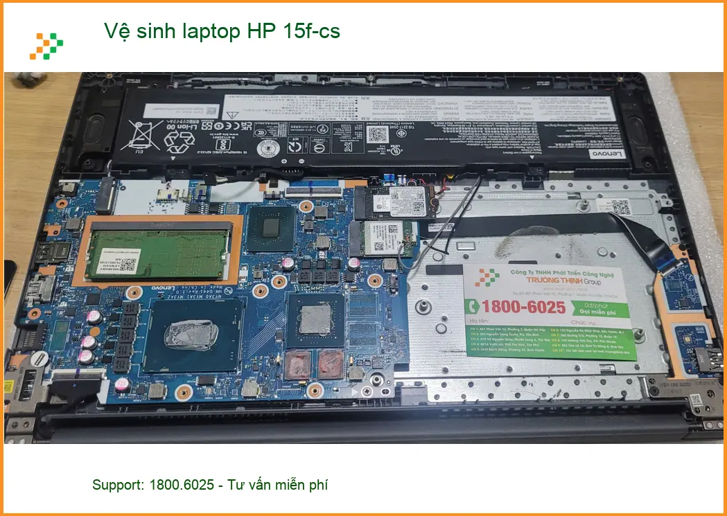 Địa điểm vệ sinh laptop HP 15f-cs Quận Bình Tân - Anh Khoa IT review