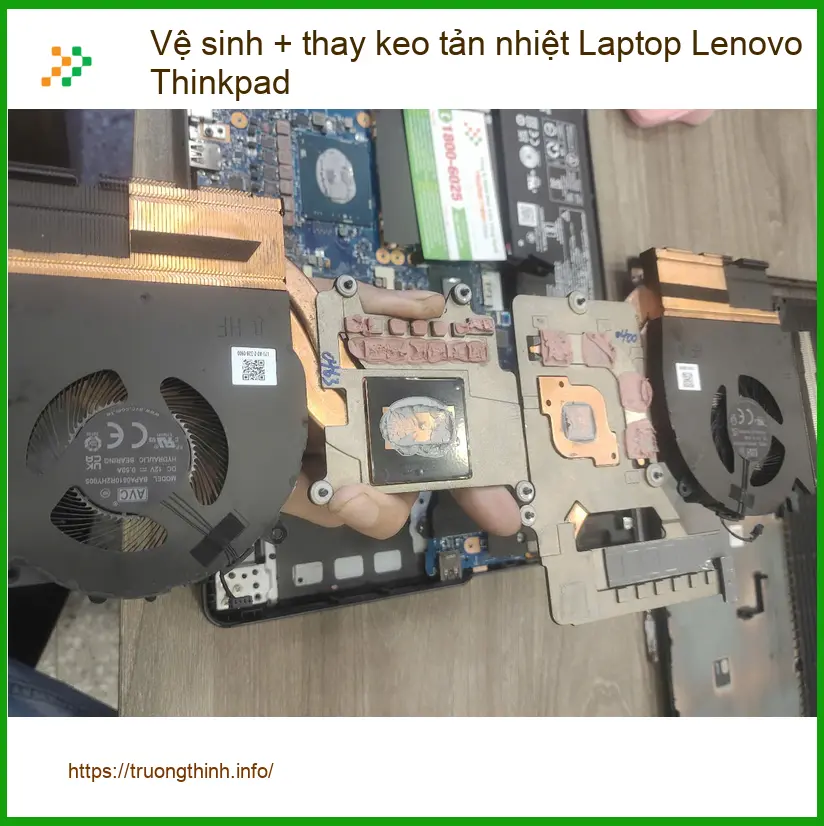 Cô Thảo tìm vệ sinh thay keo tản nhiệt Laptop Lenovo Thinkpad Quận 7 uy tín. ảnh thực tế 1