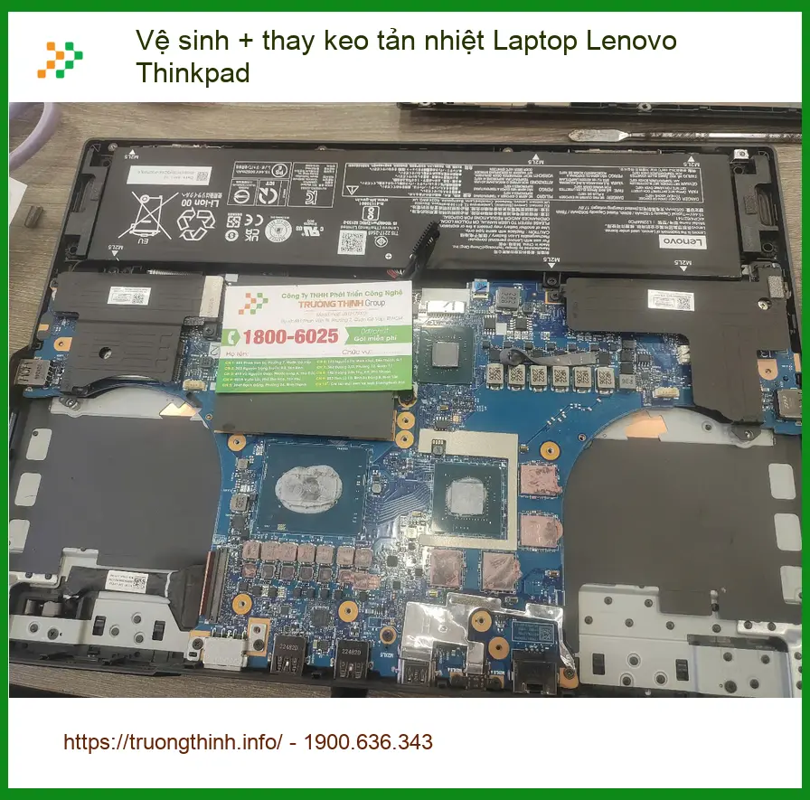 Cô Thảo tìm vệ sinh thay keo tản nhiệt Laptop Lenovo Thinkpad Quận 7 uy tín. ảnh thực tế 2