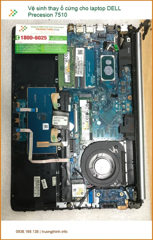 Vệ sinh thay ổ cứng laptop Dell Precision 7510 Quận Bình Tân - Anh Phúc