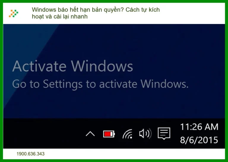 Windows Báo Hết Hạn Bản Quyền? Tự Kích Hoạt & Cài Lại Nhanh Chóng, Hiệu Quả!