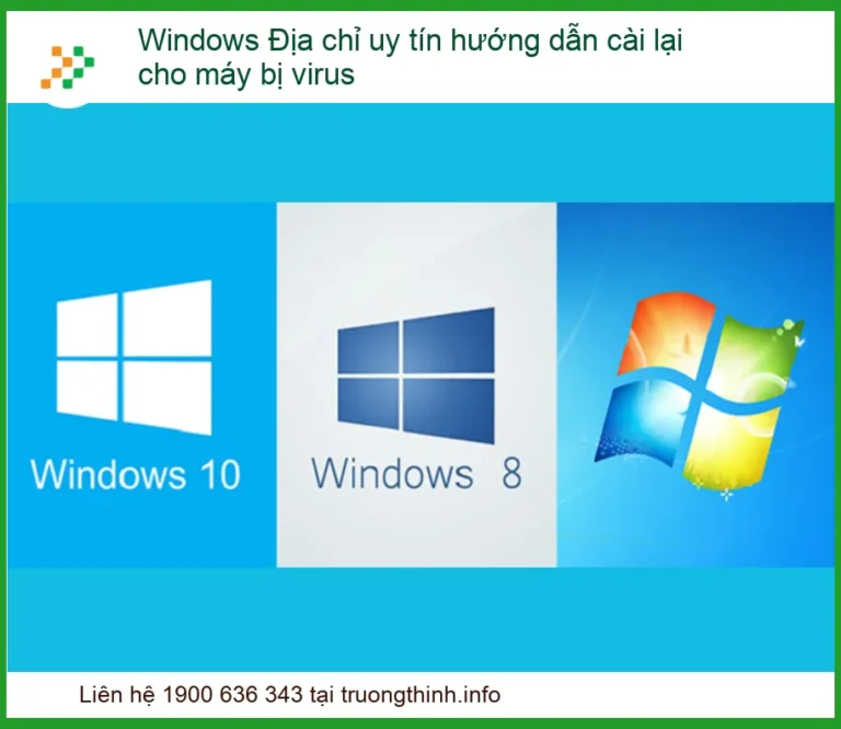 Windows Địa Chỉ Uy Tín Hướng Dẫn Cài Lại Cho Máy Bị Virus: Cứu Cánh Cho PC Của Bạn!