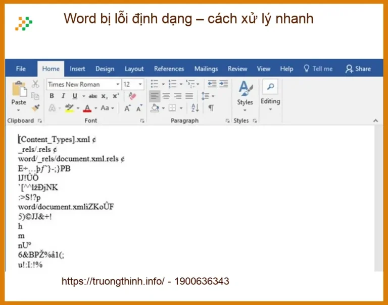 Văn phòng Word bị lỗi định dạng – Cách tự xử lý nhanh tại nhà
