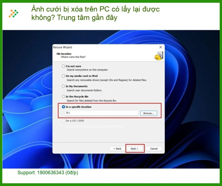Khôi Phục Dữ Liệu Ảnh cưới bị xóa trên PC có được không? - Trung tâm hỗ trợ gần đây