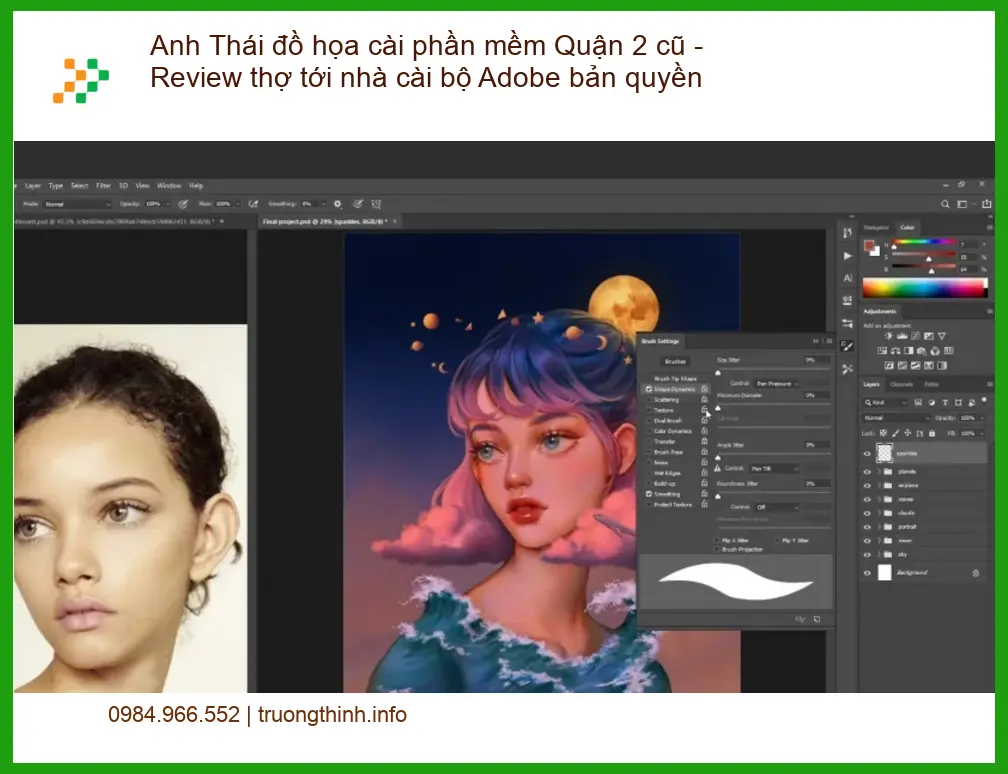 Laptop Anh Thái đồ họa cài phần mềm Quận 2 - Dịch vụ tận nơi Adobe