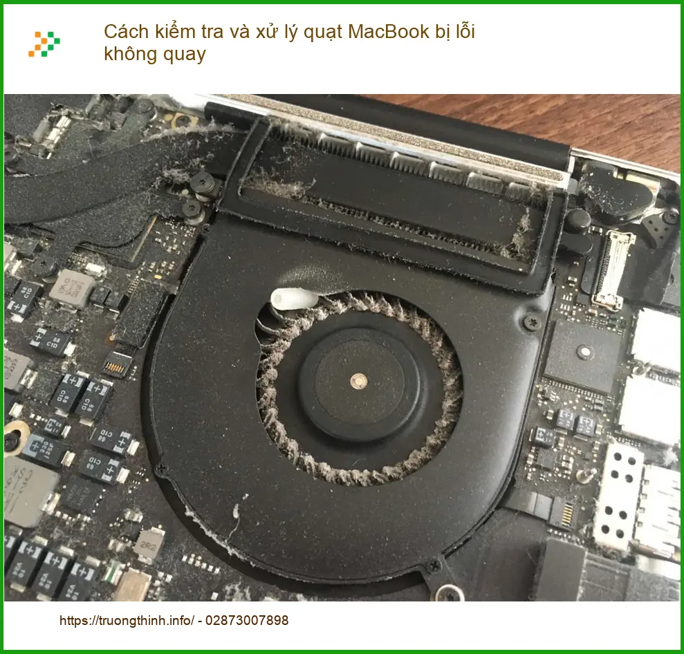 Macbook Cách kiểm tra và xử lý quạt lỗi không quay - Địa chỉ sửa uy tín