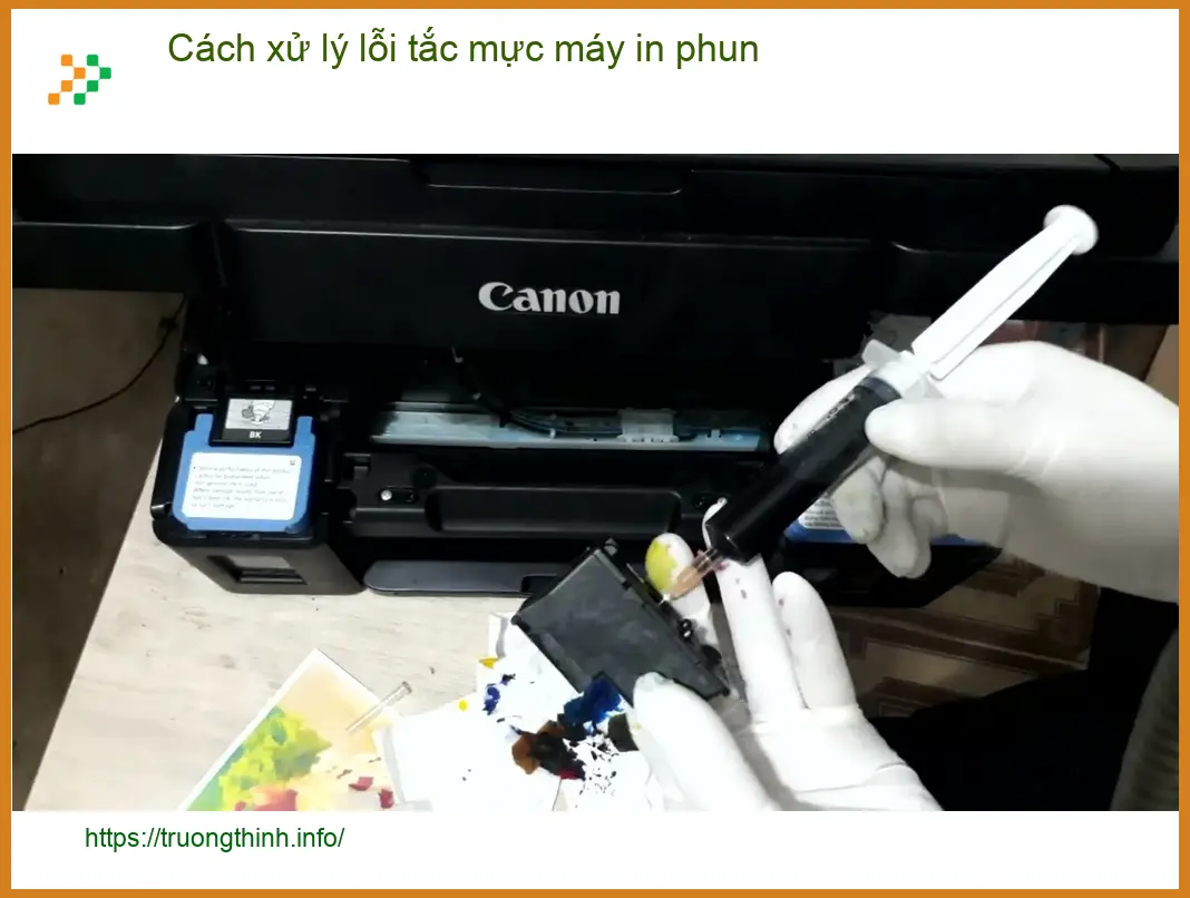Thủ thuật Máy in Cách xử lý lỗi tắc mực máy phun - Trung tâm hỗ trợ gần đây