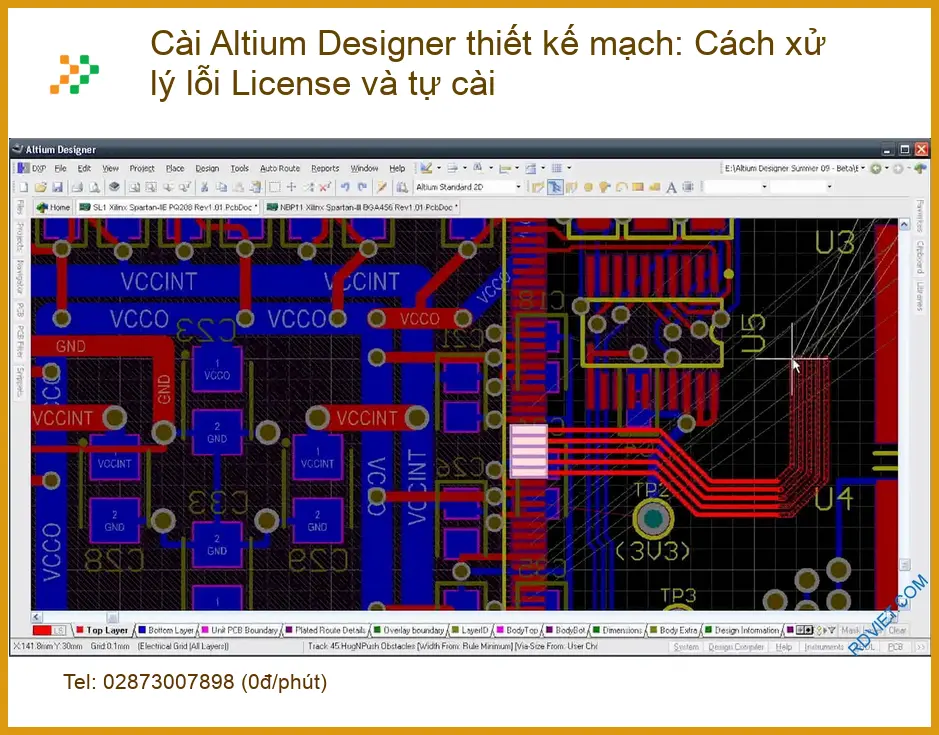 Thủ thuật Cài Altium Designer xử lý lỗi License - Cách tự xử lý tại nhà