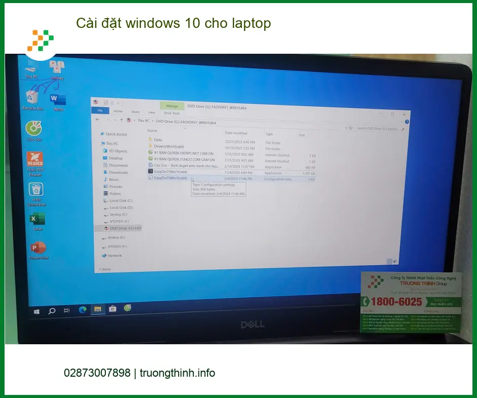 Anh Khoa kỹ sư tìm chỗ cài Windows 10 cho laptop Quận Bình Tân ảnh thực tế 1