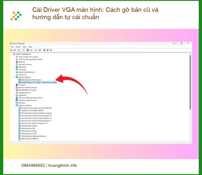 Thủ thuật Phần mềm Cài Driver VGA màn hình: Cách gỡ bản cũ - Tự xử lý tại nhà