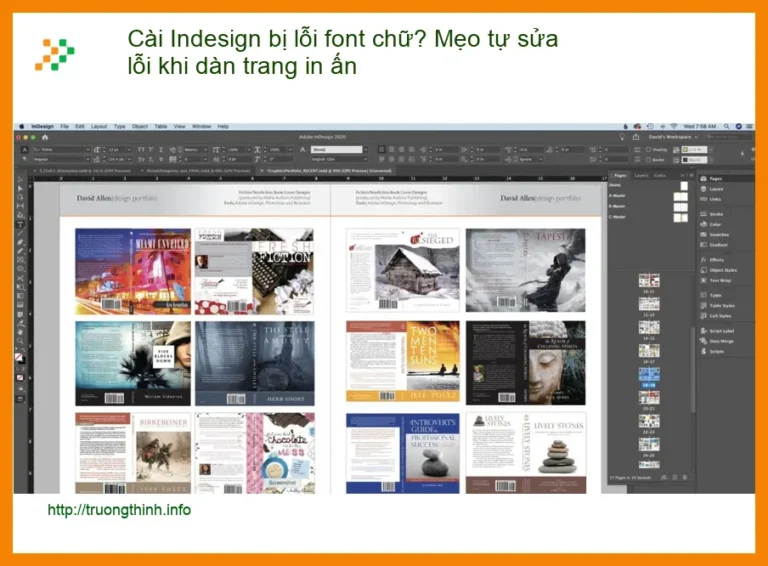 Thủ thuật Cài Indesign lỗi font chữ khi dàn trang - Cách tự xử lý tại nhà