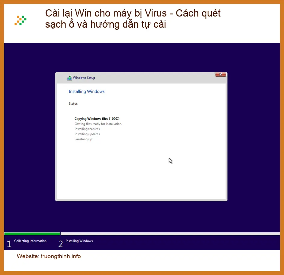 Windows Cài lại Win bị Virus - Dịch vụ cài đặt tận nơi lấy liền