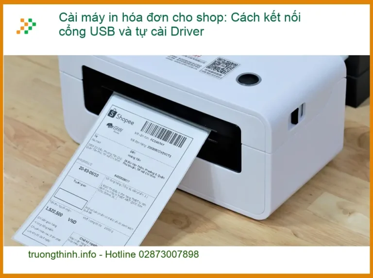 Thủ thuật Cài máy in hóa đơn shop: USB, Driver - Tự xử lý tại nhà