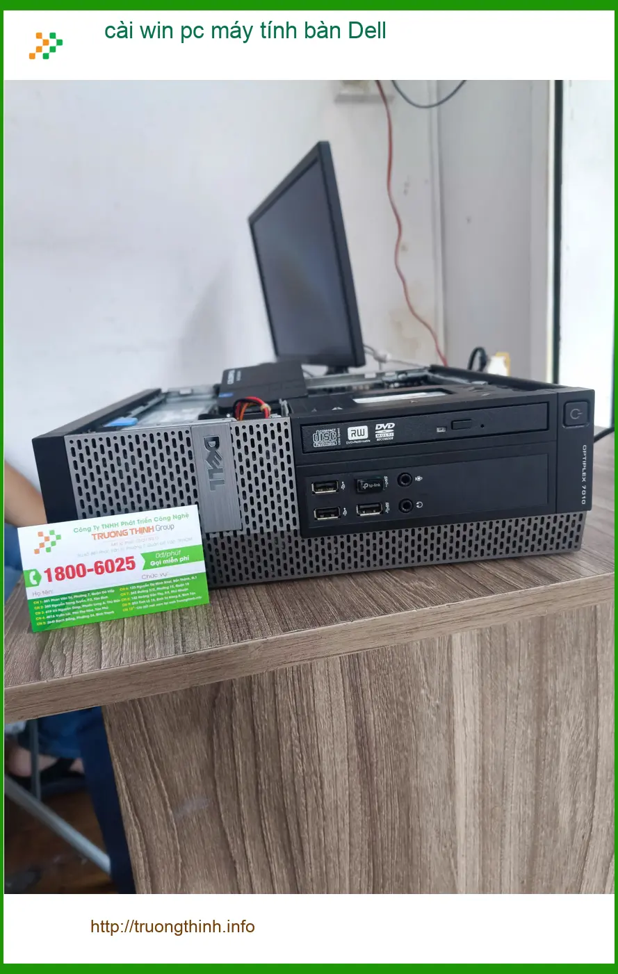 Cô Hà bán hàng online - Cài win pc máy tính bàn Dell Quận Tân Phú uy tín ảnh thực tế 1