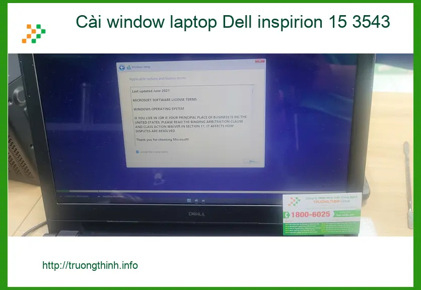 Anh Quân review trung tâm cài window laptop Dell Inspiron 15 3543 Quận Bình Tân ảnh thực tế 1