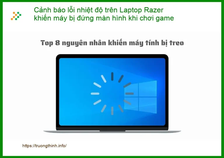Sửa Laptop Razer lỗi nhiệt độ đứng màn hình - Trung tâm uy tín TPHCM
