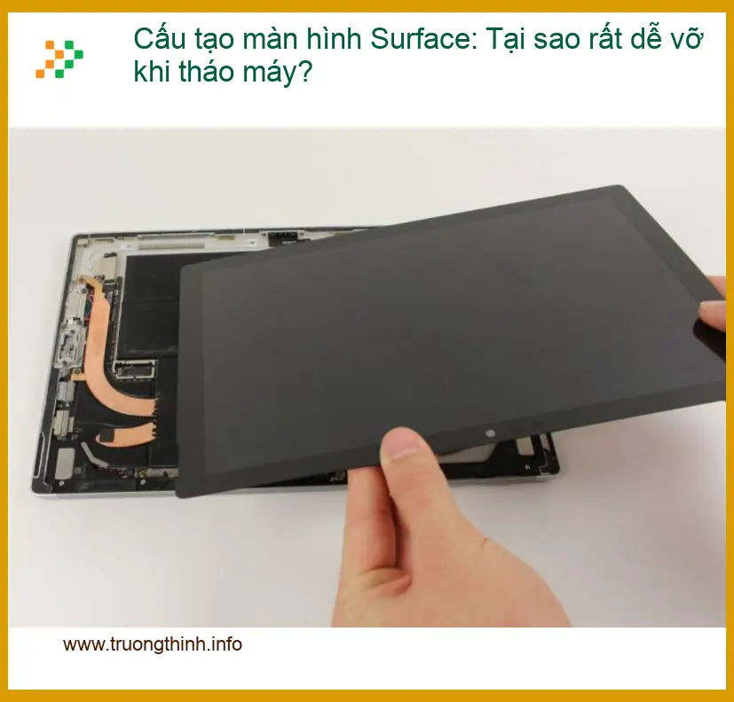 Surface Cấu tạo màn hình Surface dễ vỡ - Trung tâm hỗ trợ gần đây TPHCM