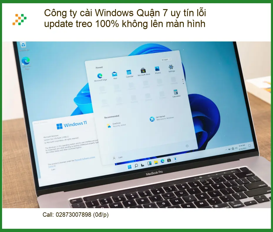 Windows Công ty cài Quận 7 lỗi update treo 100% - Trung tâm sửa máy tính