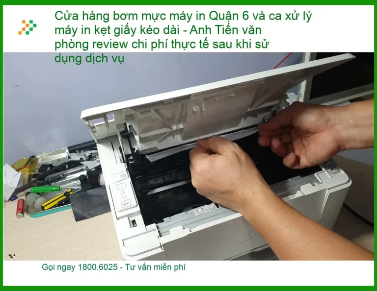 Sửa Chữa Nạp Mực Máy In Quận 6 Tận Nơi - Điện thoại công ty xử lý gấp