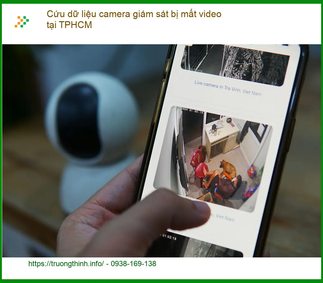 Khôi Phục Dữ Liệu Camera bị mất video TPHCM - Dịch vụ lấy liền