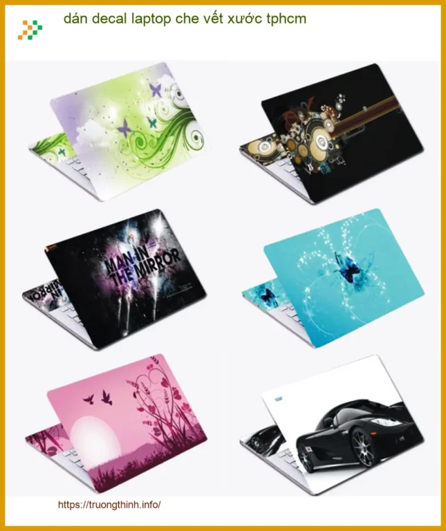 Sửa Laptop dán decal che vết xước TPHCM - Cửa hàng uy tín lấy liền
