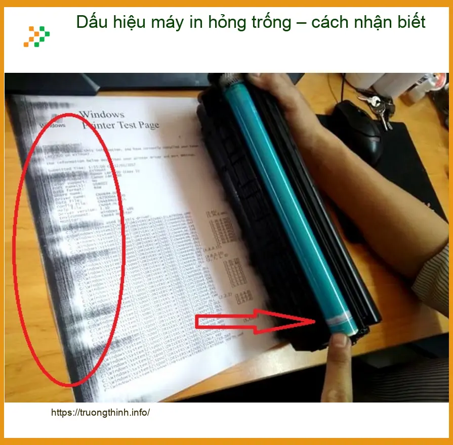 Thủ thuật Máy in Dấu hiệu máy hỏng trống – cách nhận biết