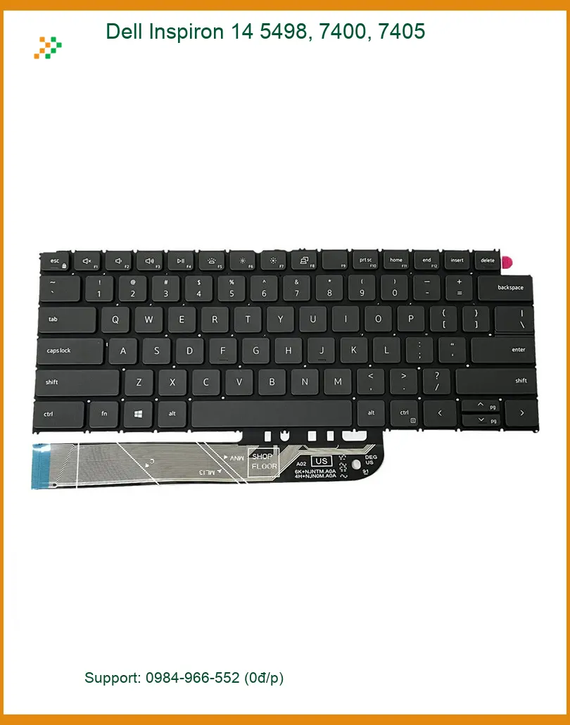 Bàn phím Laptop Dell Inspiron - Thay Nhanh TPHCM, Giá Rẻ