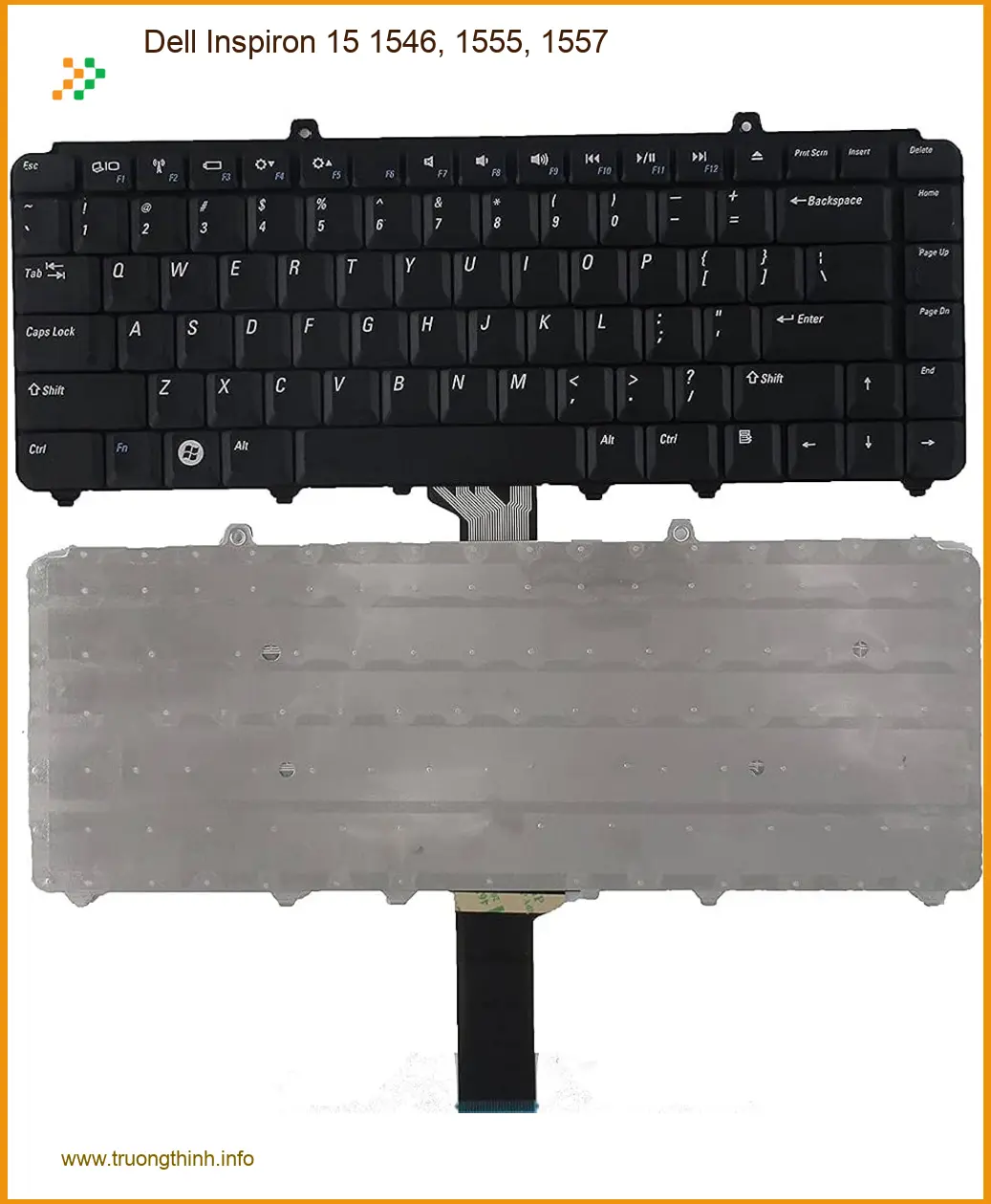 Bàn phím Dell Inspiron 15 1546 1555 1557 - Thay Nhanh Lấy Liền TPHCM