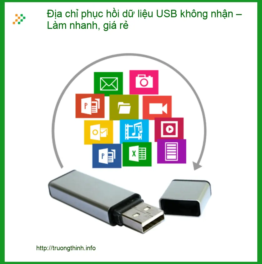 Khôi Phục Dữ Liệu USB không nhận - Gọi thợ cứu data nhanh TPHCM