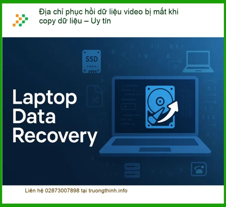 Khôi Phục Dữ Liệu video bị mất khi copy – Trung tâm uy tín TPHCM