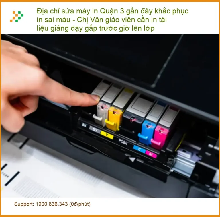 Sửa Chữa Nạp Mực Máy In Quận 3 Tận Nơi - Điện thoại công ty xử lý gấp