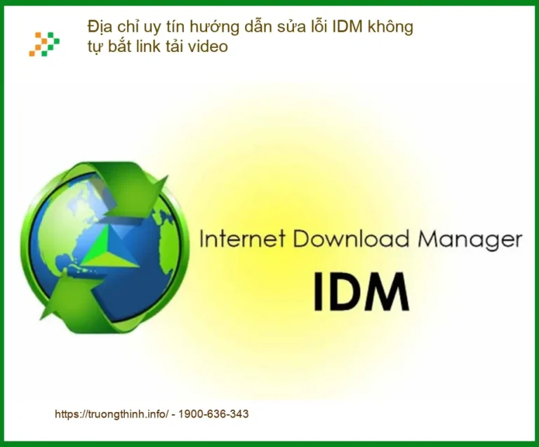 Thủ thuật sửa lỗi IDM không bắt link tải video - Trung tâm hỗ trợ TPHCM