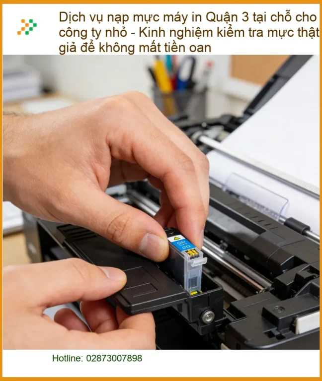 Sửa Chữa Nạp Mực Máy In Quận 3 Tại Chỗ - Điện thoại công ty xử lý gấp
