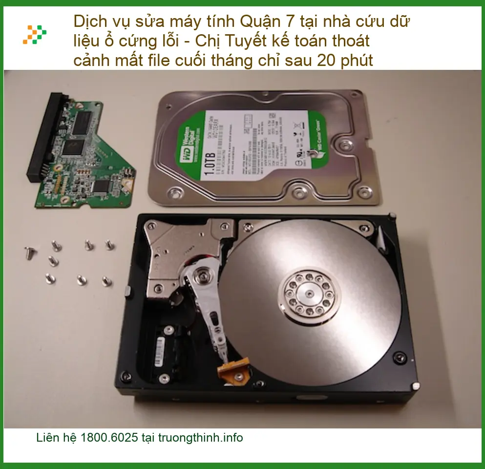 Sửa máy tính Dịch vụ sửa Quận 7 tại nhà cứu dữ liệu ổ cứng lỗi - Lấy liền