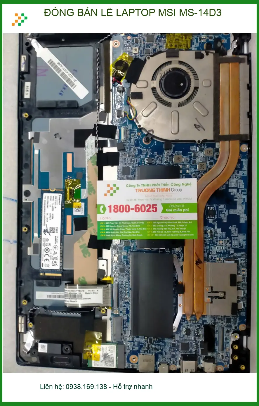 Anh Đức review dịch vụ đóng bản lề laptop MSI MS-14D3 Quận 12 uy tín ảnh thực tế 1
