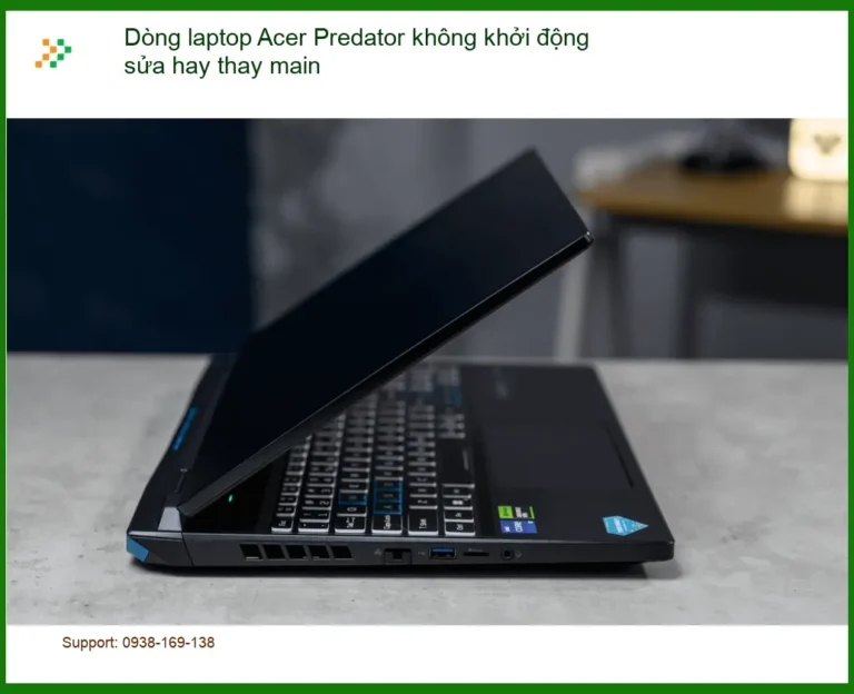 Sửa Laptop Acer Predator không khởi động - Trung tâm hỗ trợ TPHCM