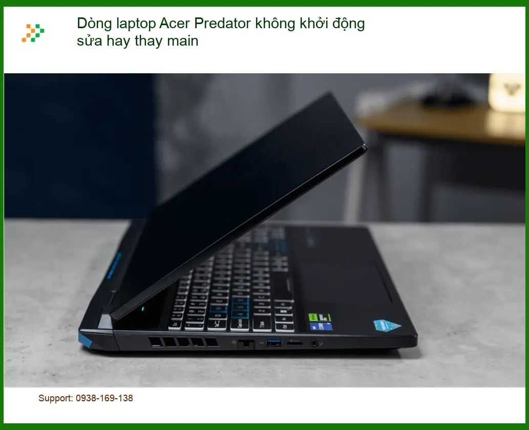 Sửa Laptop Acer Predator không khởi động - Trung tâm hỗ trợ TPHCM