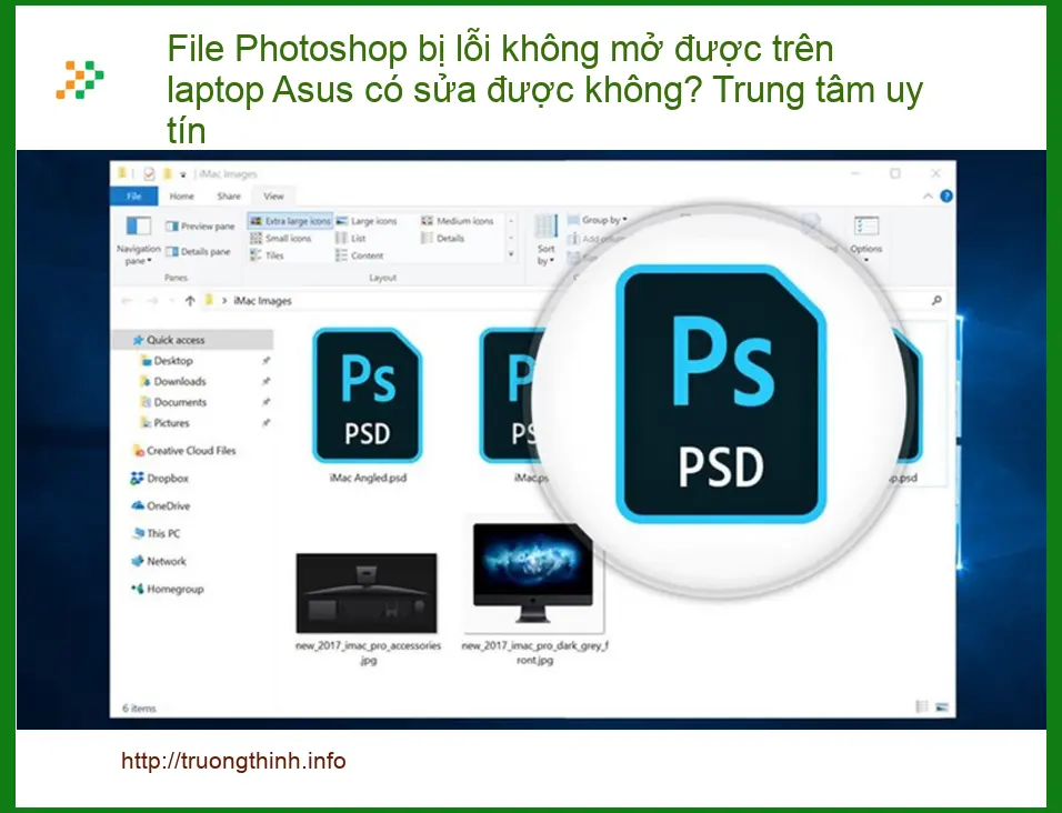 Khôi Phục Dữ Liệu File Photoshop lỗi Asus - Trung tâm uy tín TPHCM