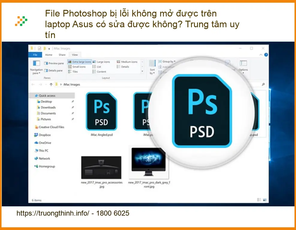 Khôi Phục Dữ Liệu File Photoshop bị lỗi trên Asus - Trung tâm uy tín TPHCM