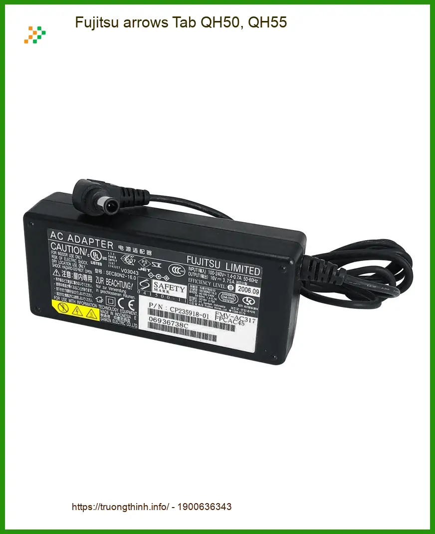 Sạc Laptop Fujitsu arrows Tab QH50, QH55 - Thay Lấy Liền TPHCM, Giá Rẻ