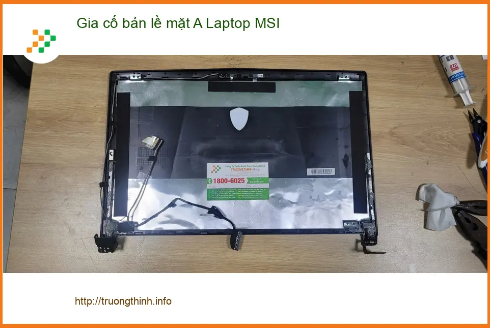Chị Thùy Trang cần trung tâm gia cố bản lề Laptop MSI uy tín Quận Bình Tân ảnh thực tế 1