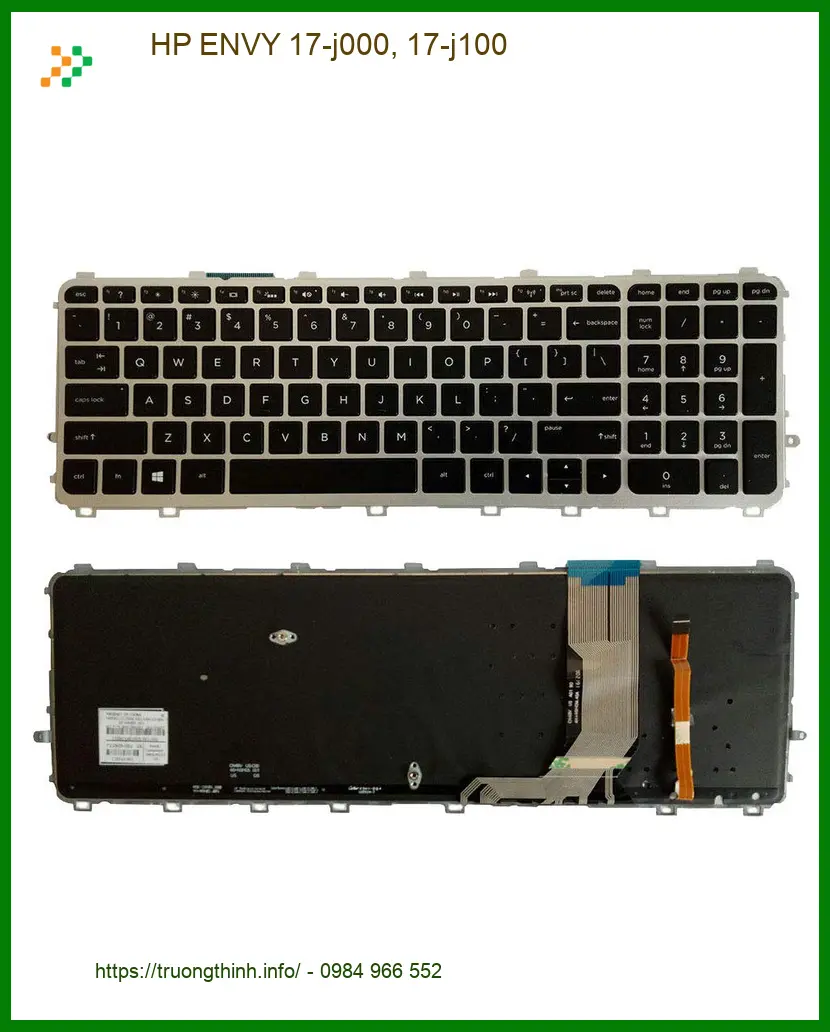 Bàn phím Laptop HP ENVY 17-j000, 17-j100 - Thay Nhanh | Giá Tốt TPHCM
