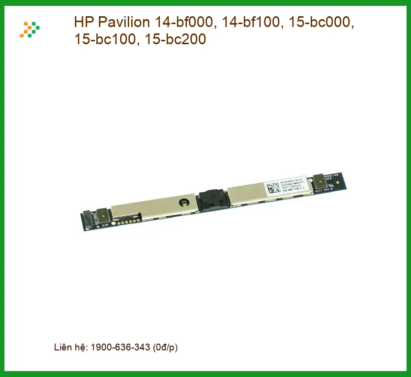 Webcam Laptop HP Pavilion 14-bf000, 15-bc | Thay Lắp Uy Tín Giá Rẻ TPHCM