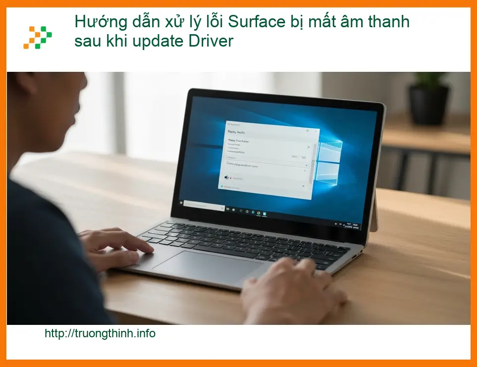Surface Hướng dẫn xử lý lỗi mất âm thanh Driver - Trung tâm hỗ trợ TPHCM