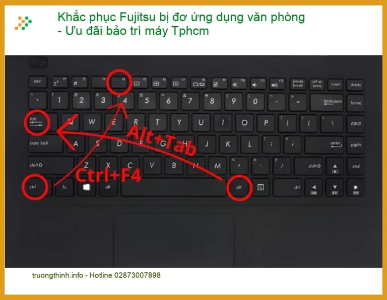Sửa Laptop Khắc phục Fujitsu bị đơ ứng dụng văn phòng - Trung tâm uy tín TPHCM